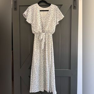 Midi Length Floral Dress